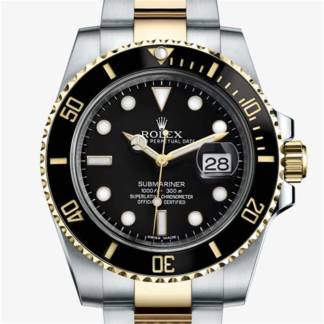 rolex submariner acciaio e oro anno 2010|rolex submariner stampata.